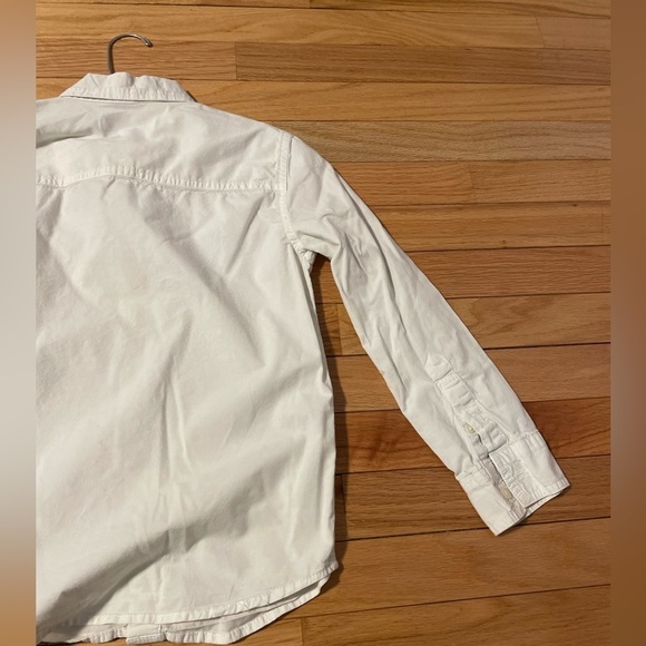 Abercrombie Kids White Button Down Top Size 7/8 - Picture 7 of 7